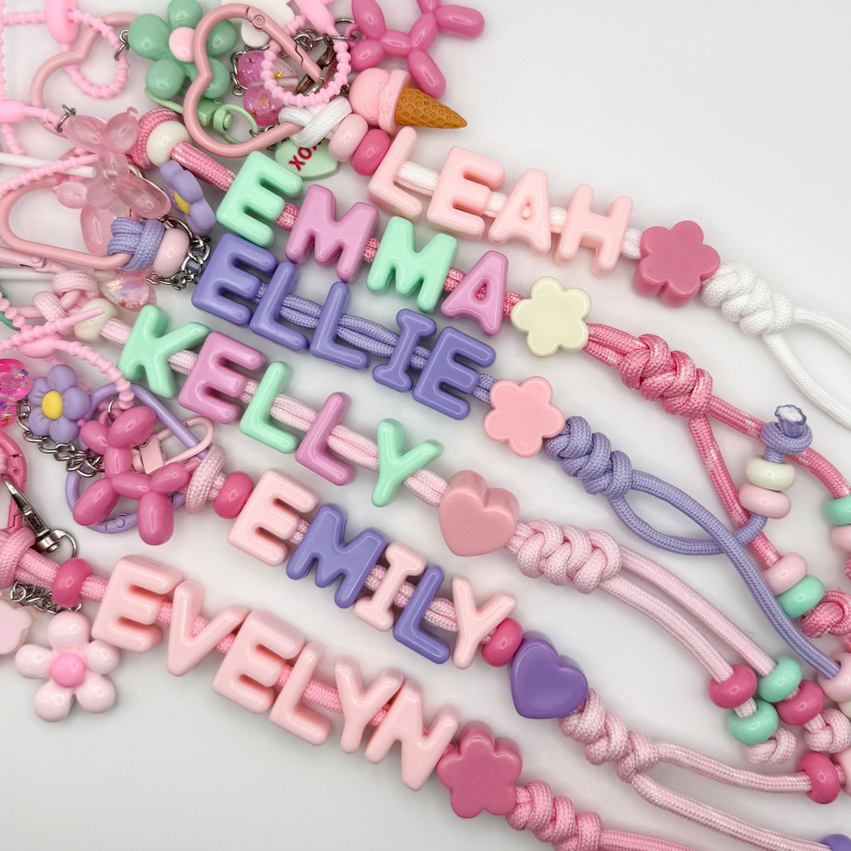 LETTER BAG CHARM