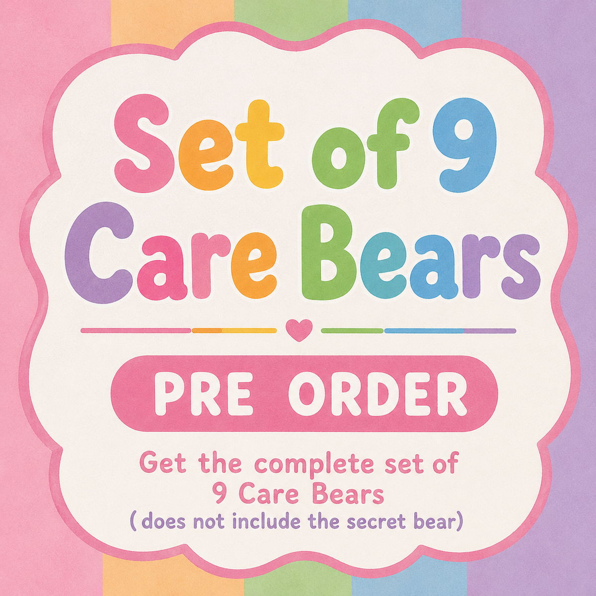 SET OF 9 BEARS | PRE-ORDER