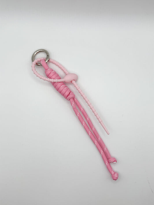Paracord Charm - Pink