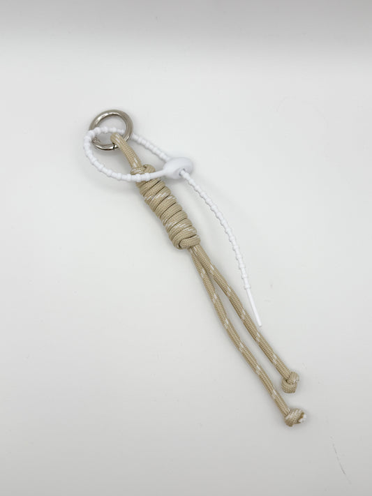 Paracord Charm - Cream