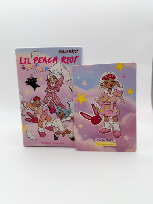 Confirmed Blind Box - Lil Peach Riot Sleepover  - Poppy Yawn